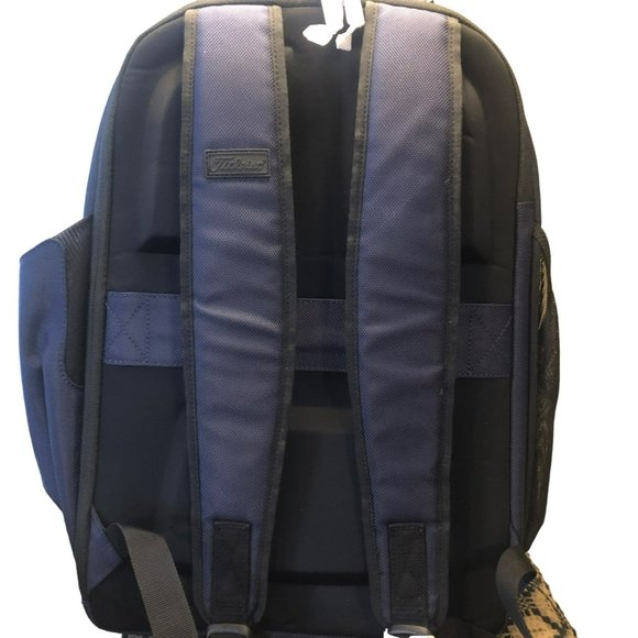 Titleist Travel Gear Players Backpack Navy NWT Embroidered Legacy Foundation - Picture 3 of 4